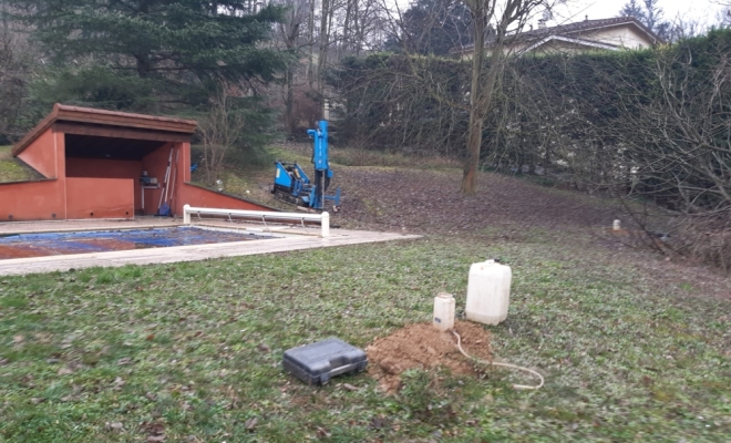 Etudes de sol et de gestion des eaux pluviales pour la construction d une villa individuelle sur la commune de Fontaines Saint Martin (69)